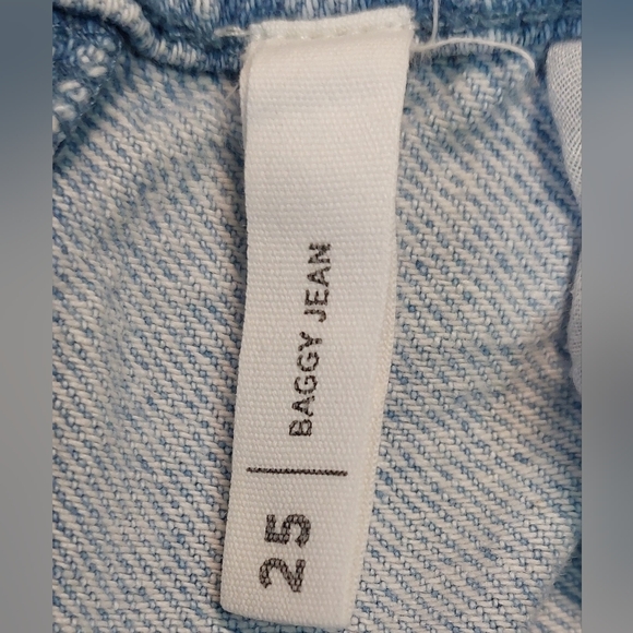 Pacsun High Rise Wide-leg Baggy Jeans With Patchwork Side Panels, Size 25 - Picture 8 of 12